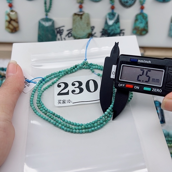 绿松石颈饰未镶嵌