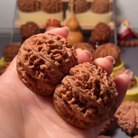 文玩核桃吊坠44➕粗金全品