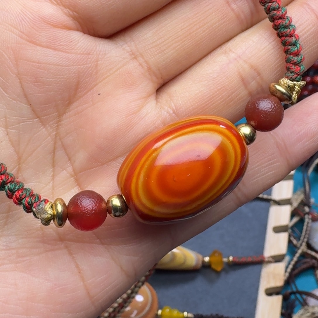 玛瑙/玉髓未镶嵌项链