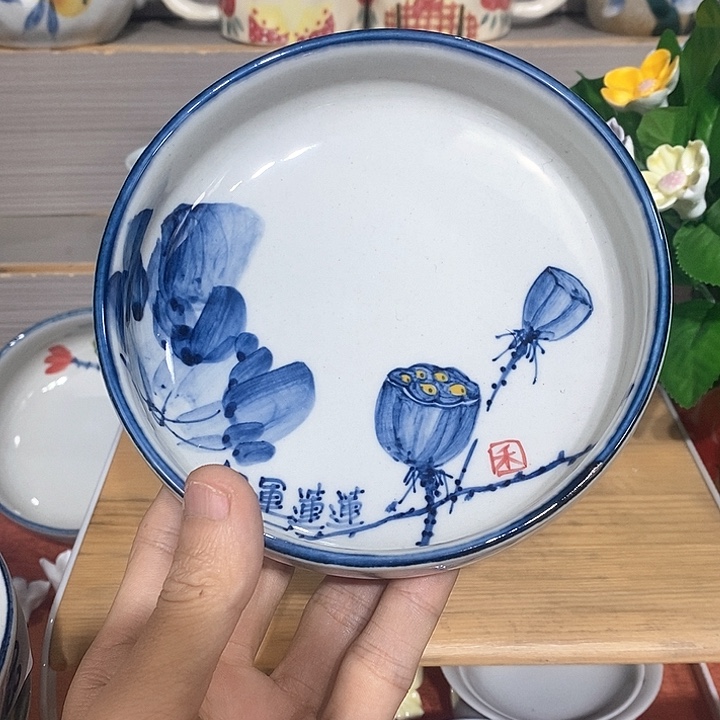 禾泥陶器手工手绘