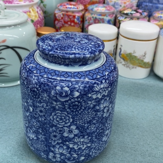 瓷片陶瓷茶叶罐密封罐