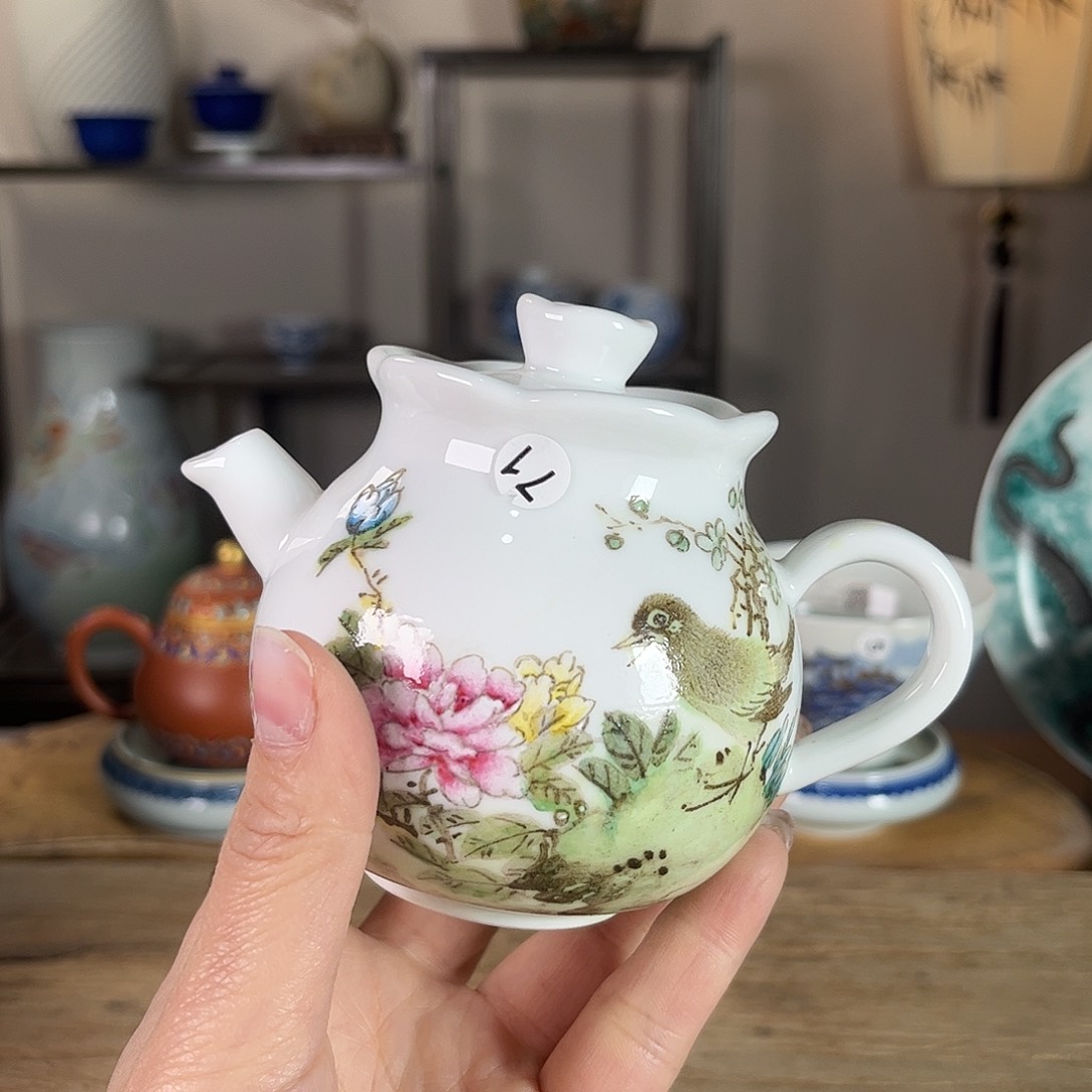 杯景德镇陶瓷柴烧多人