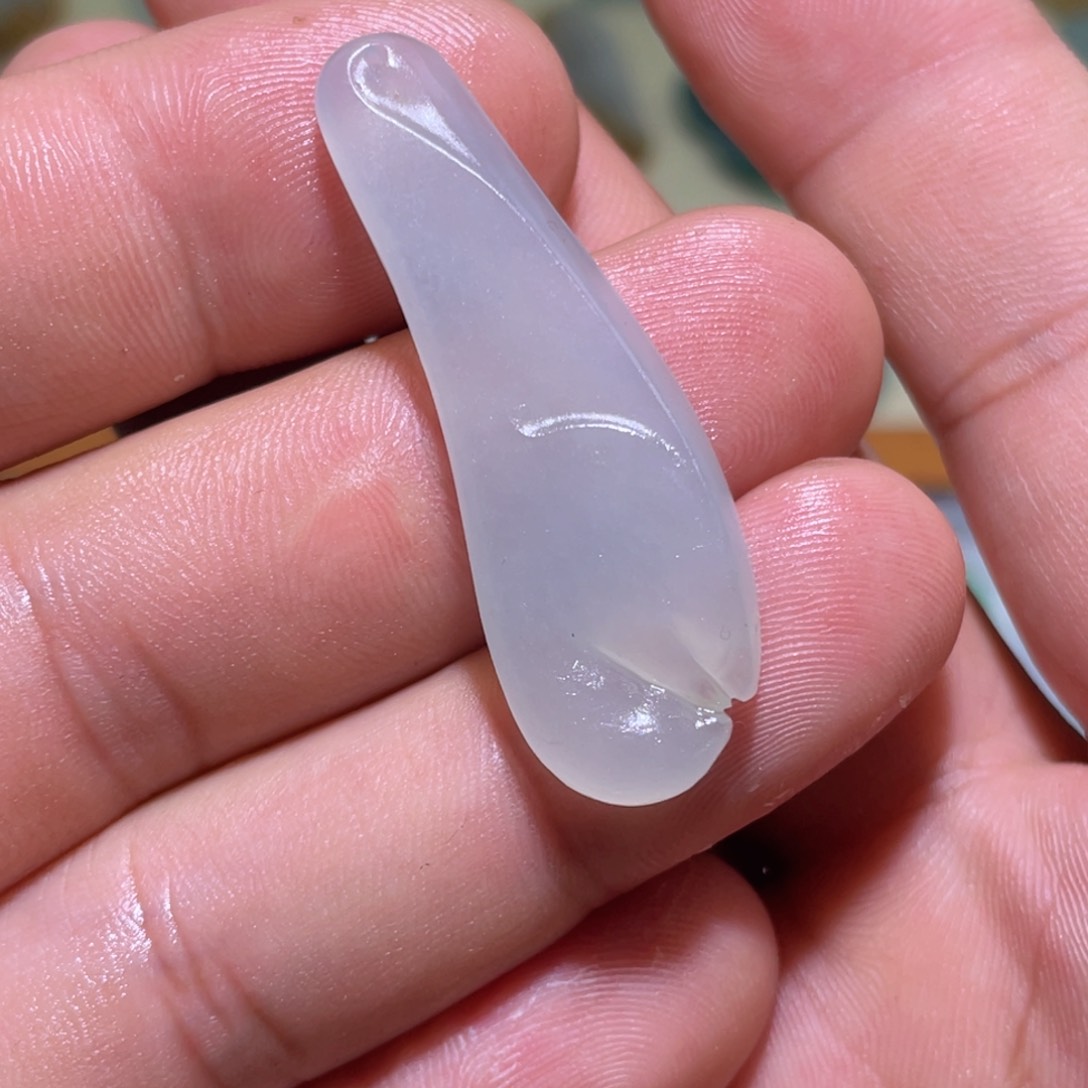 定制翡翠未镶嵌胶块随行