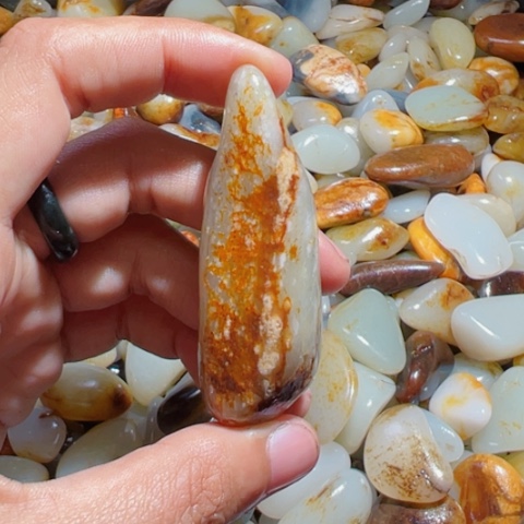 和田玉（糖玉）手链未镶嵌2