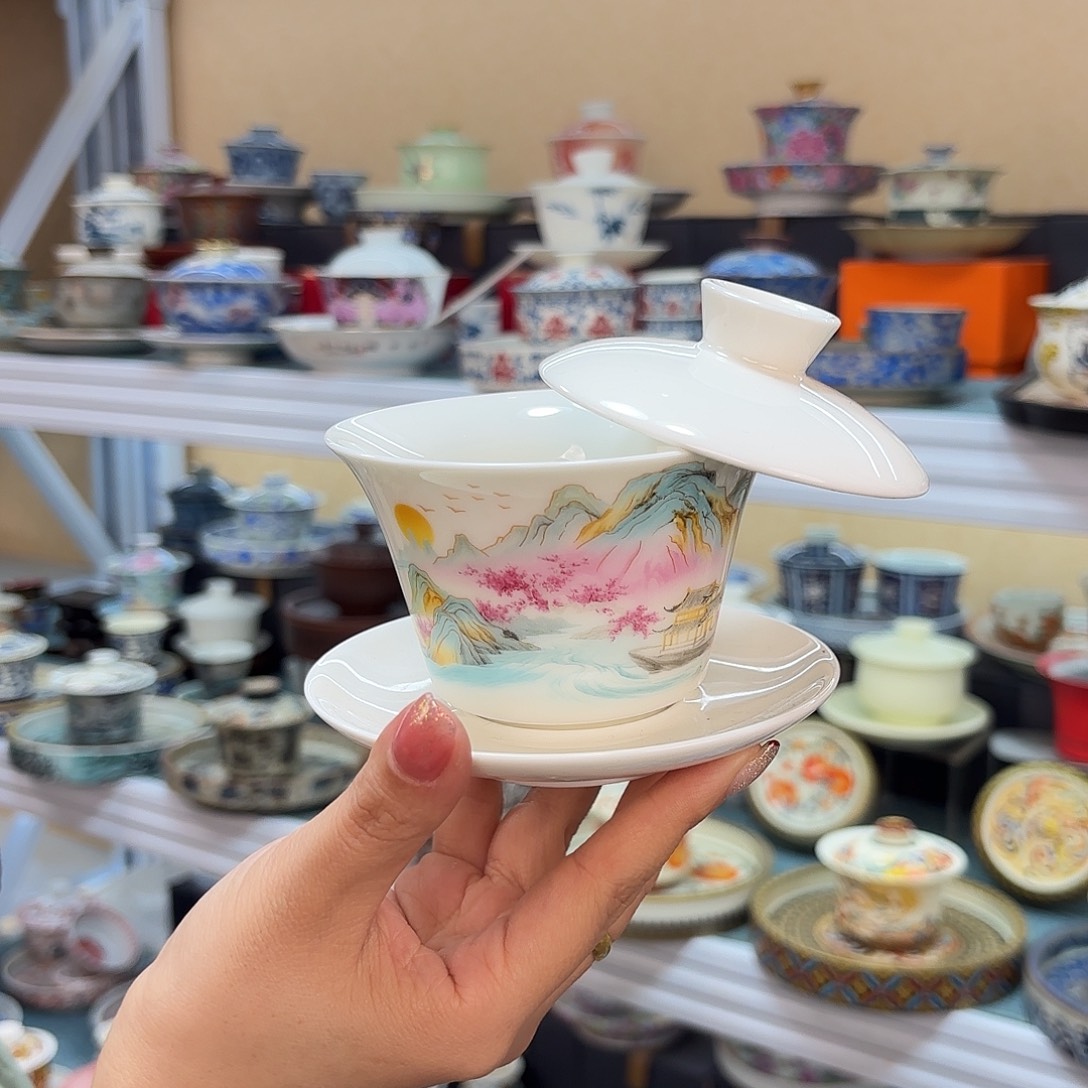 盖碗里的水煮开后放