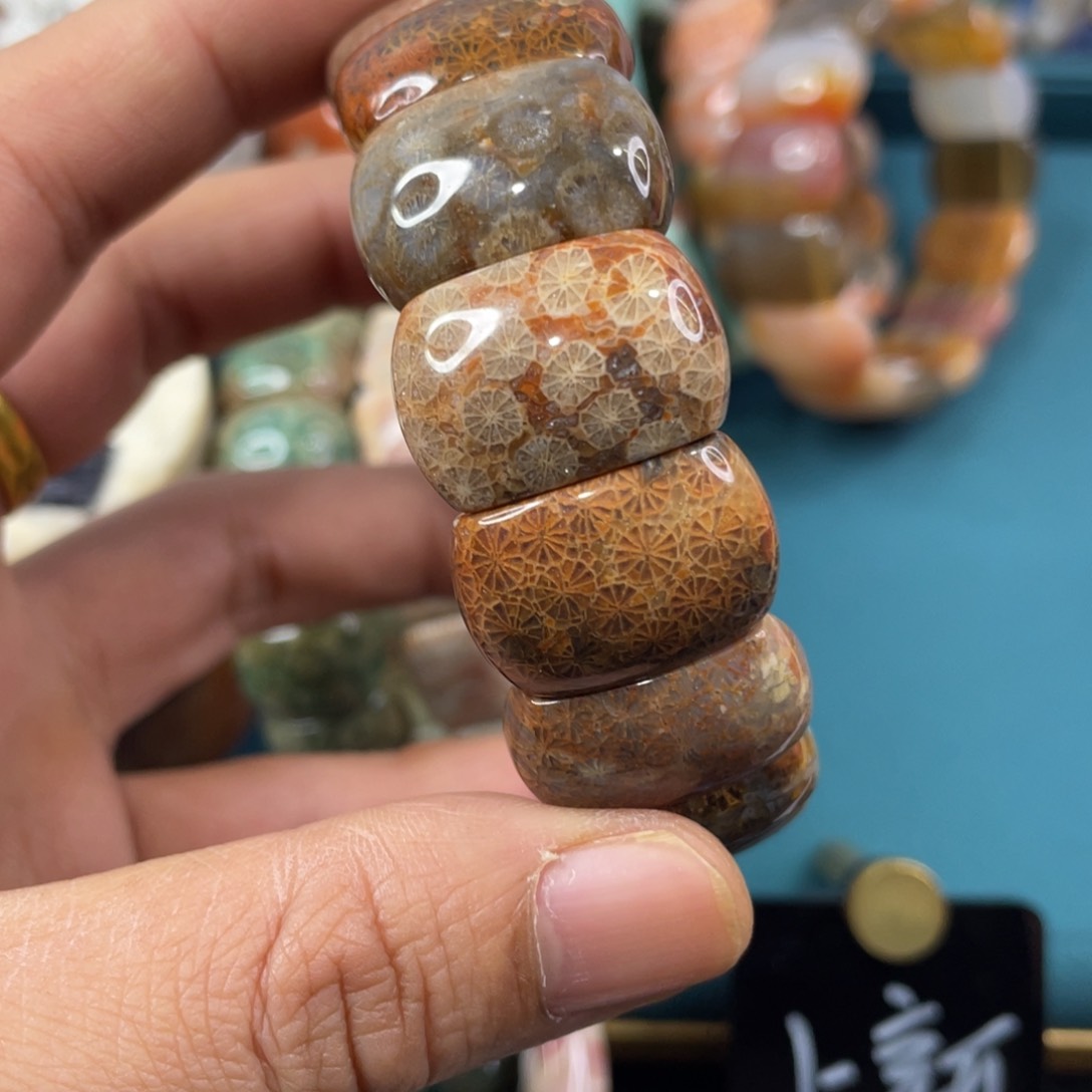 未镶嵌手镯硅化玉