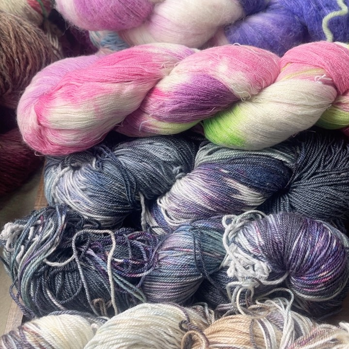 羊毛手染花包02号