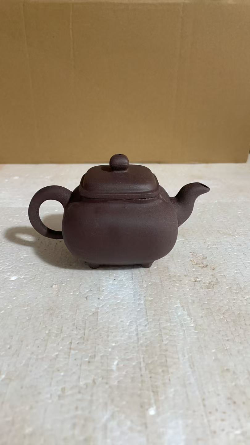 黄龙山原矿老紫泥全手工传炉壶