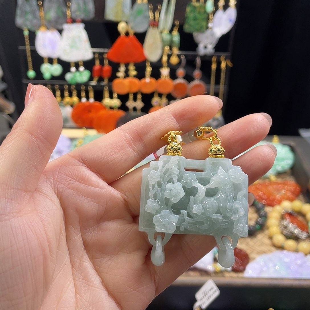 翡翠戒指未镶嵌代编织