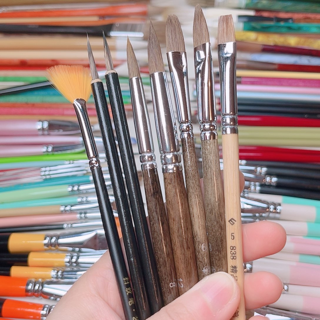 艺笔轩画笔组合8支