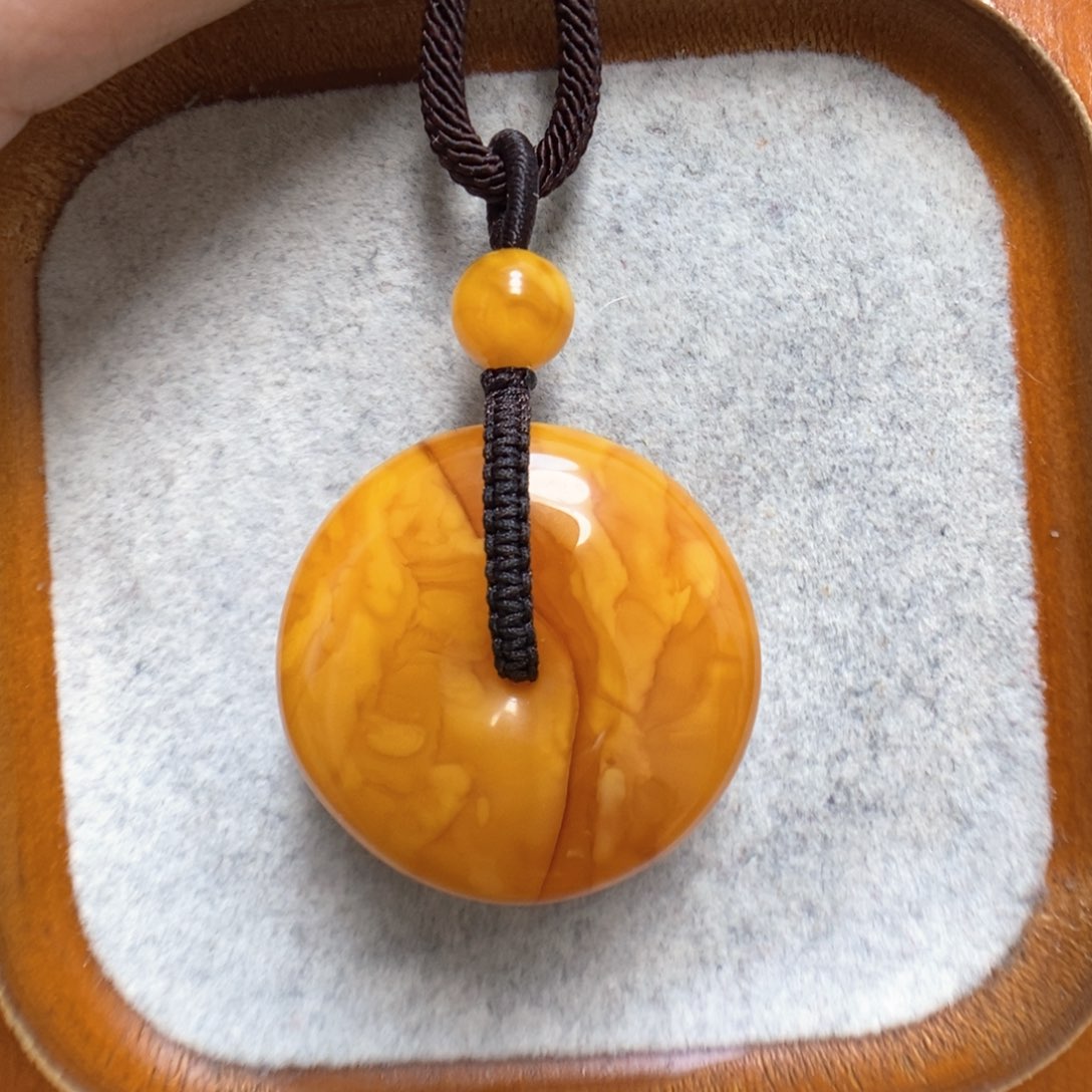 蜜蜡颈饰未镶嵌蜜蜡