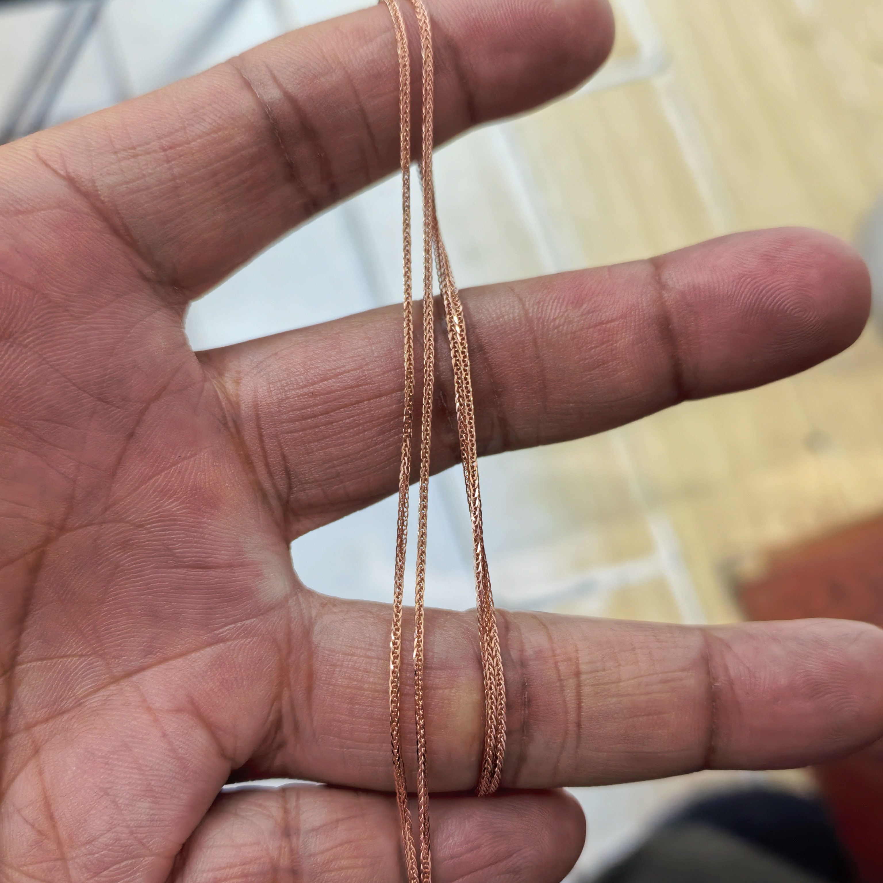 18k玫瑰金项链时尚2.01