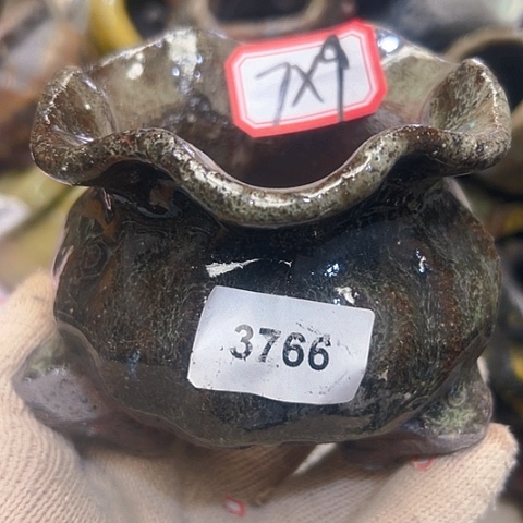 粗陶花盆手工花盆