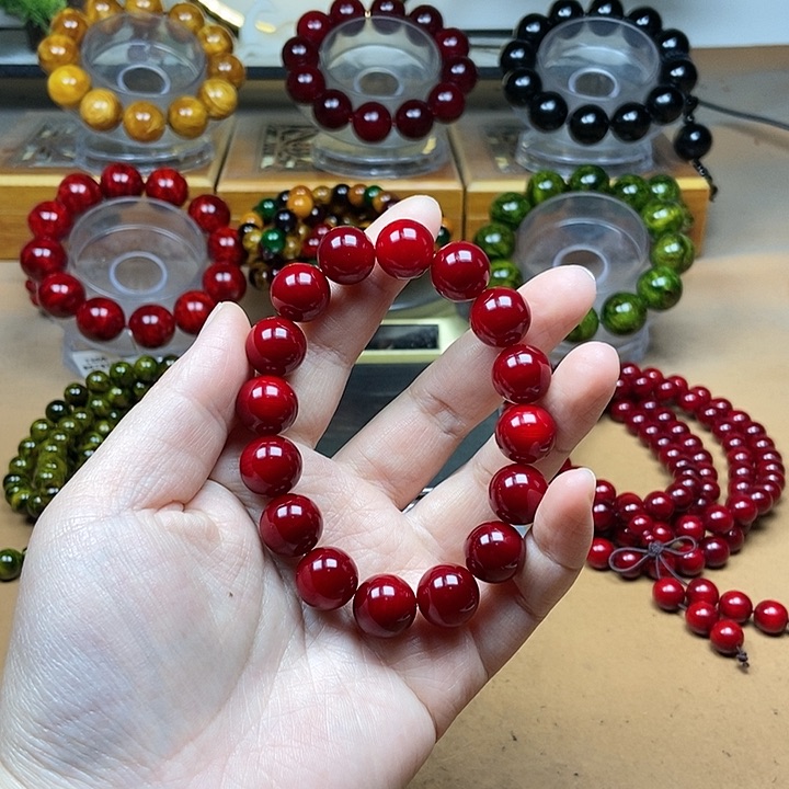 【闪购商品】贝壳杉（血龙木）手串/手链1.3x16颗