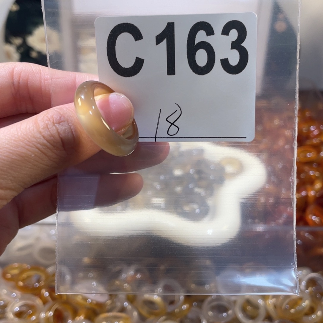 未镶嵌戒指玛瑙/玉髓163