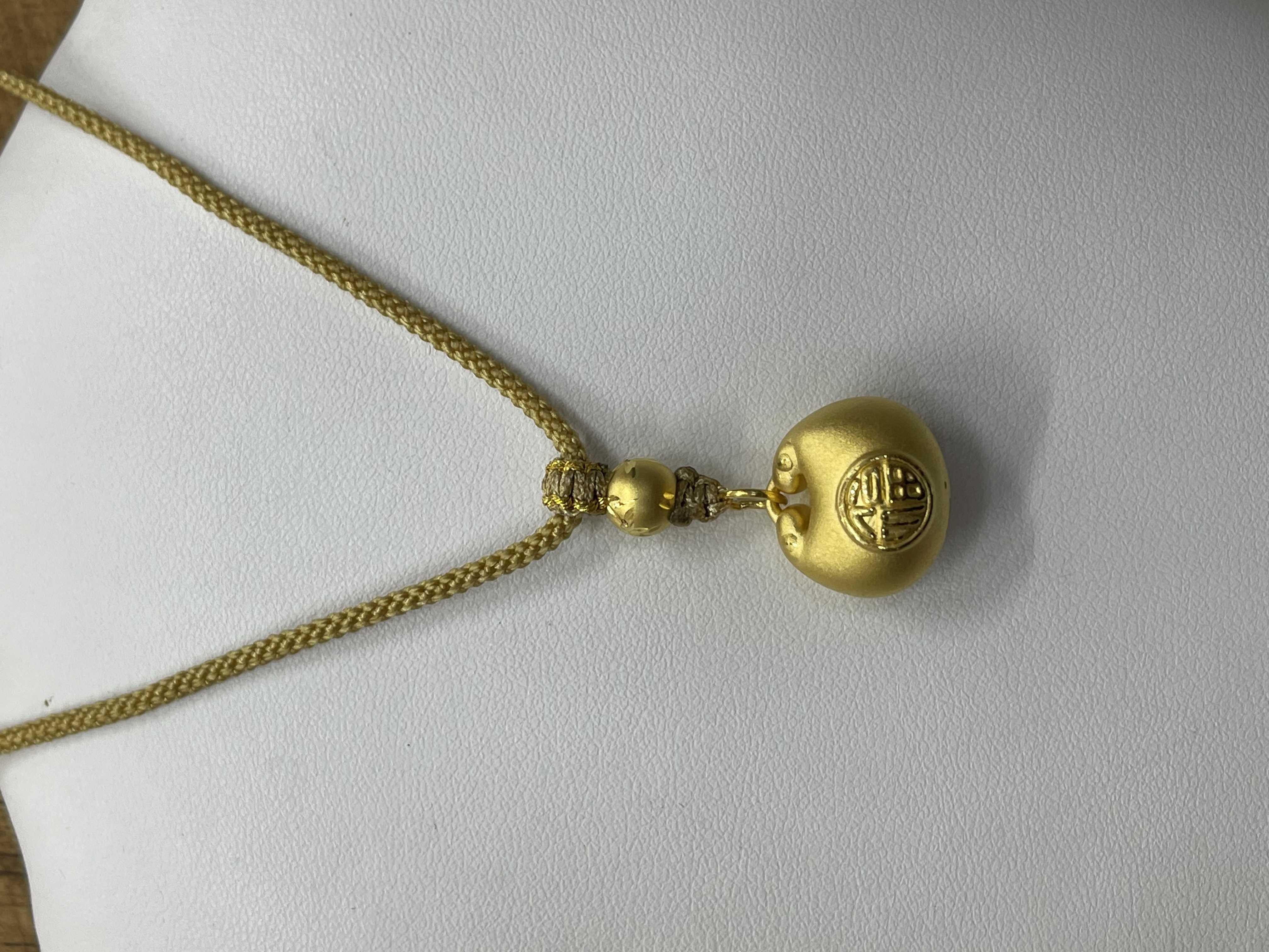 足金999  3D小胖福吊坠  2.51g