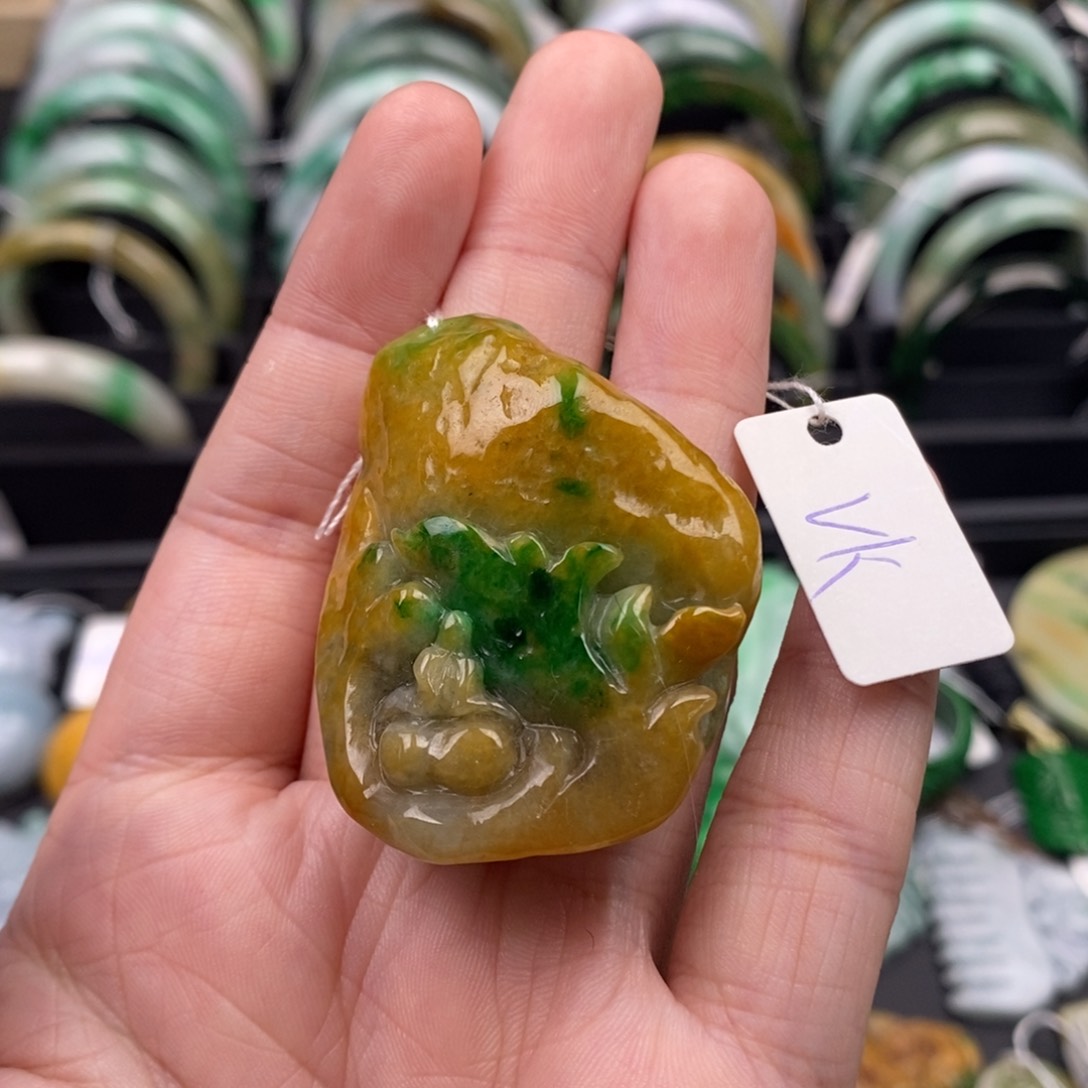 翡翠颈饰未镶嵌悟道47号