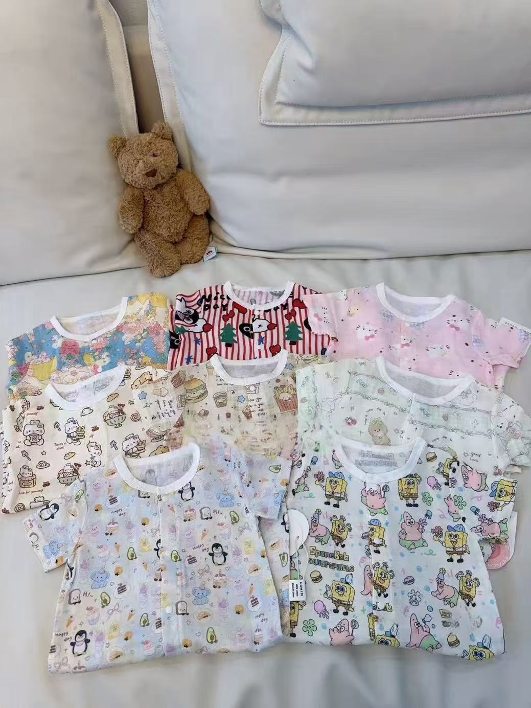 (佑崽)夏日竹纤维短爬