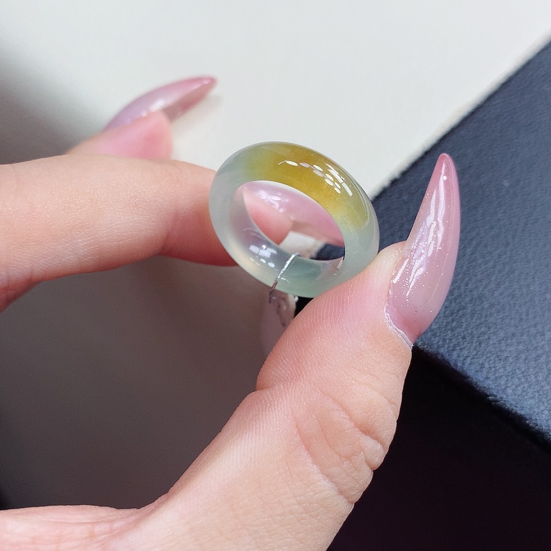 翡翠戒指未镶嵌9号