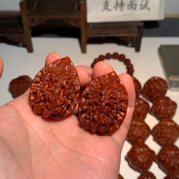 桃核吊坠鸡心24WCH#00#