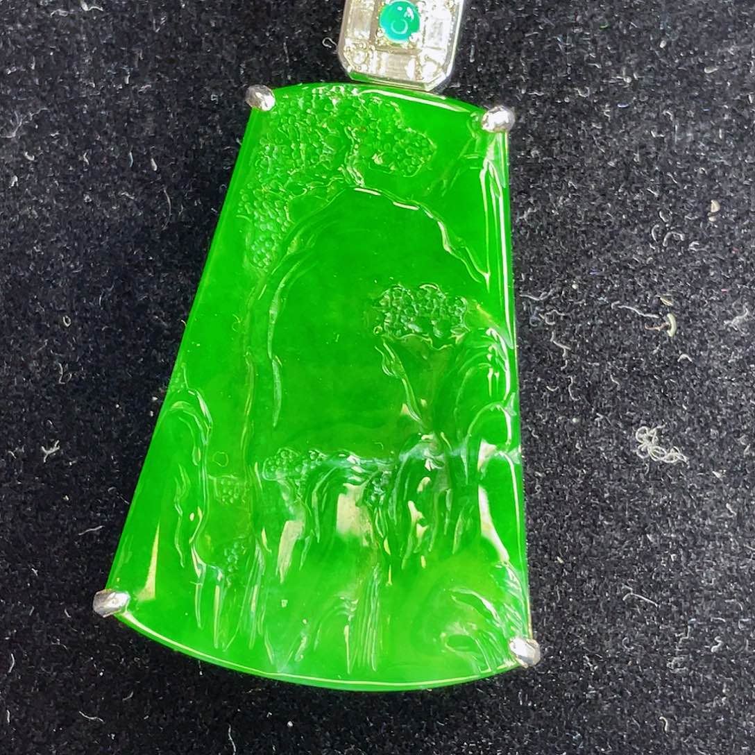 翡翠吊坠(不含链)未镶嵌