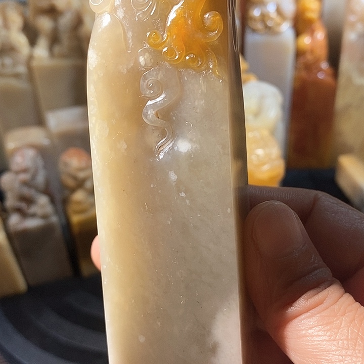巴林石印石德**临巴林石雕刻艺术品