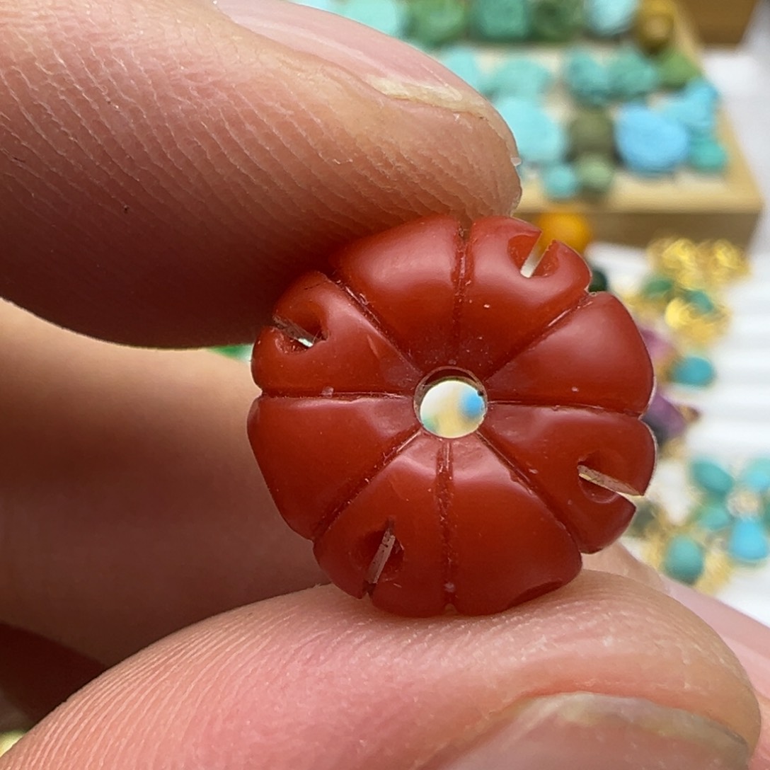 南红玛瑙颈饰未镶嵌