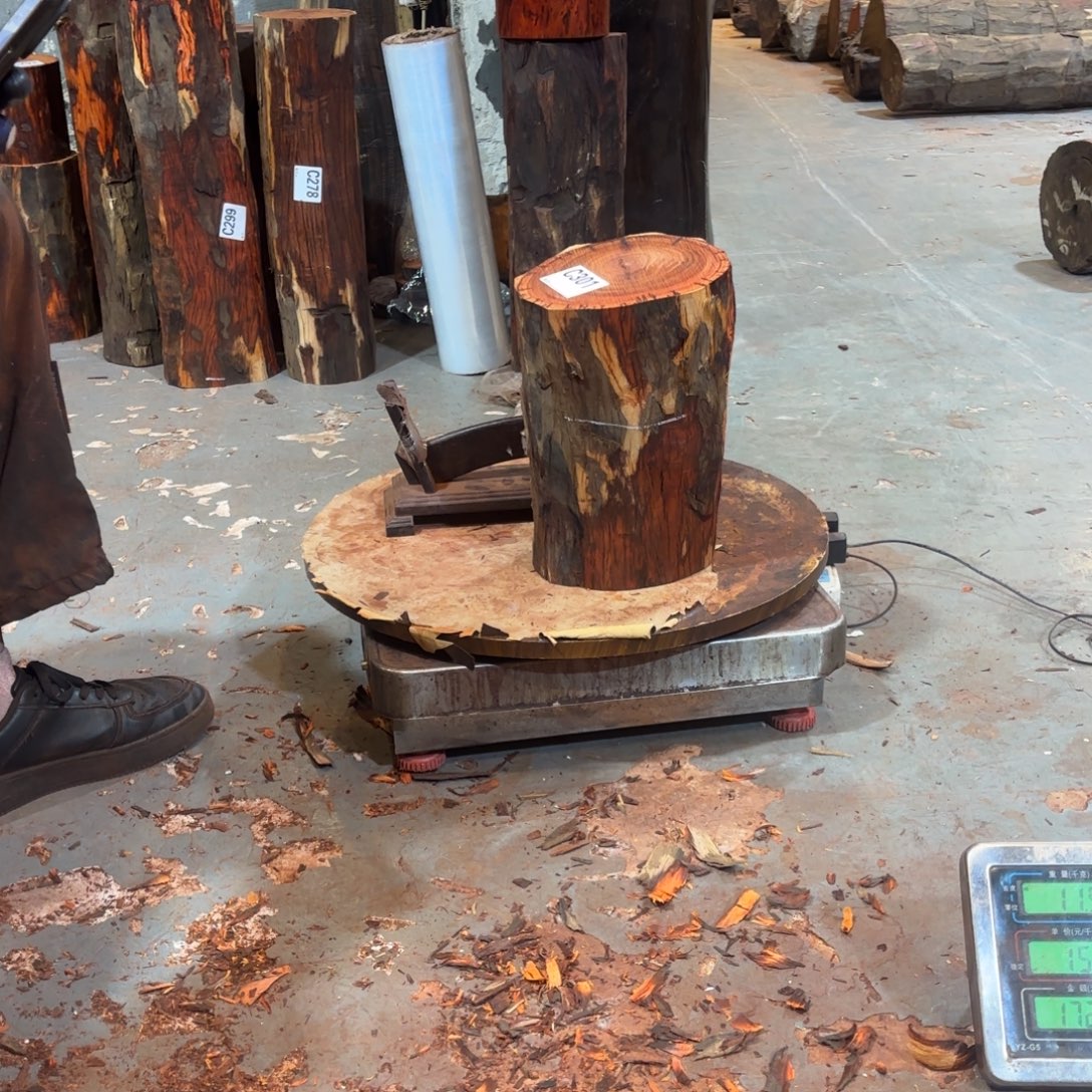 如***硯绿泥一物一拍血檀编码301