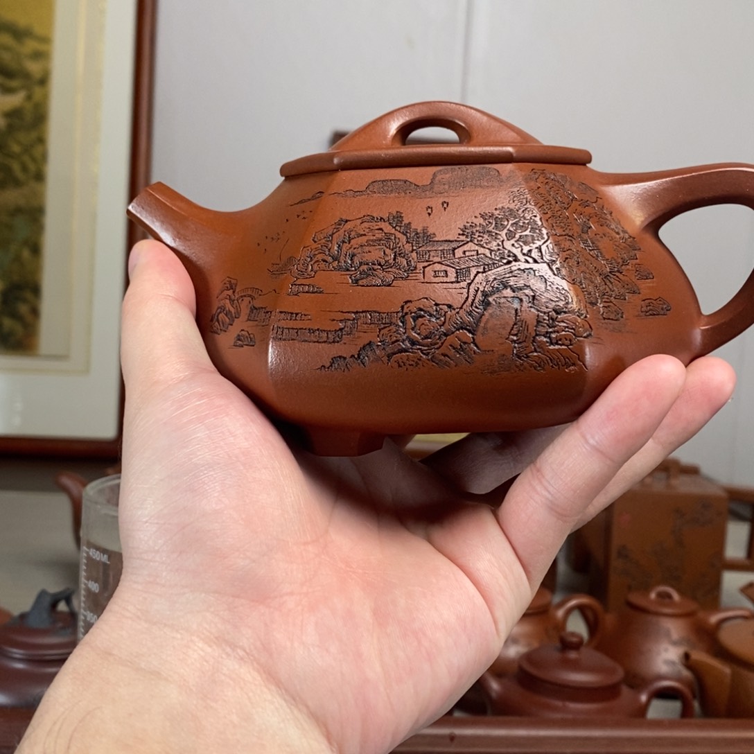 茶壶紫砂原矿泥料传统工艺制作