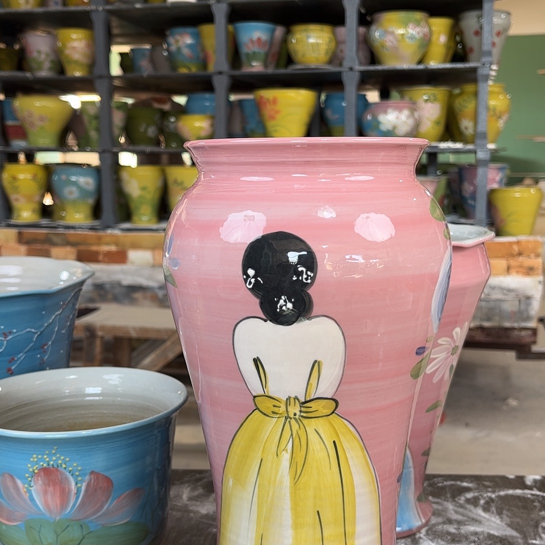 景德镇陶瓷花盆花盆