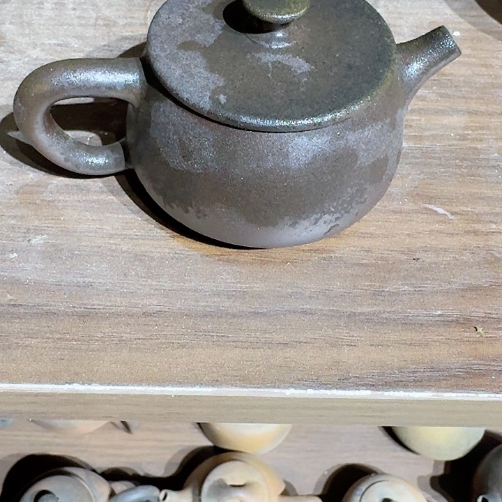 福***安紫砂茶壶坭兴陶柴烧