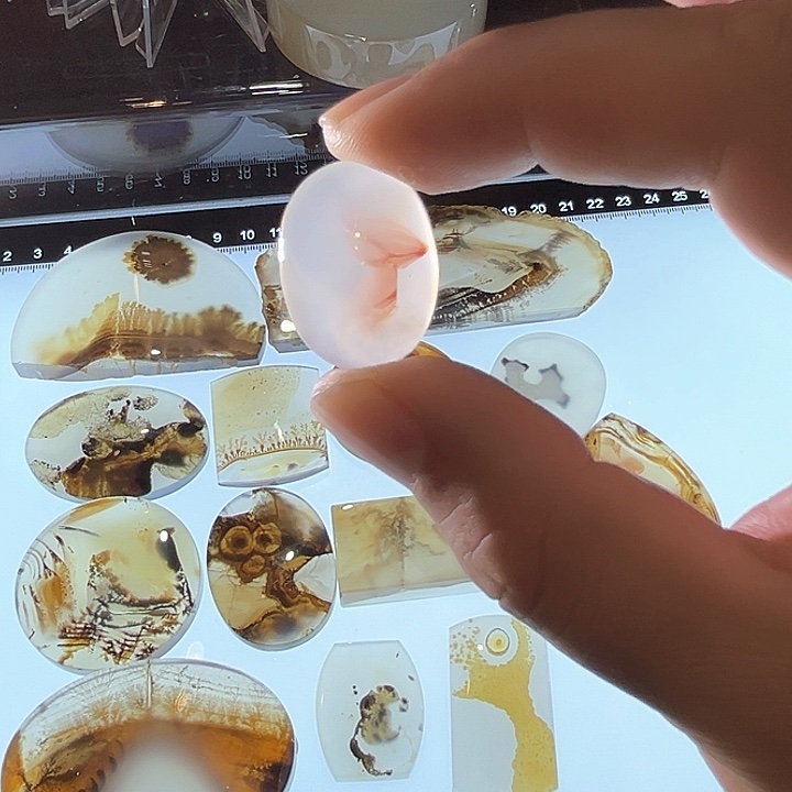玛瑙/玉髓未镶嵌吊坠(不含链)