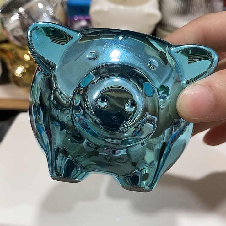 摆件陶盆有孔 瑕疵介意勿拍