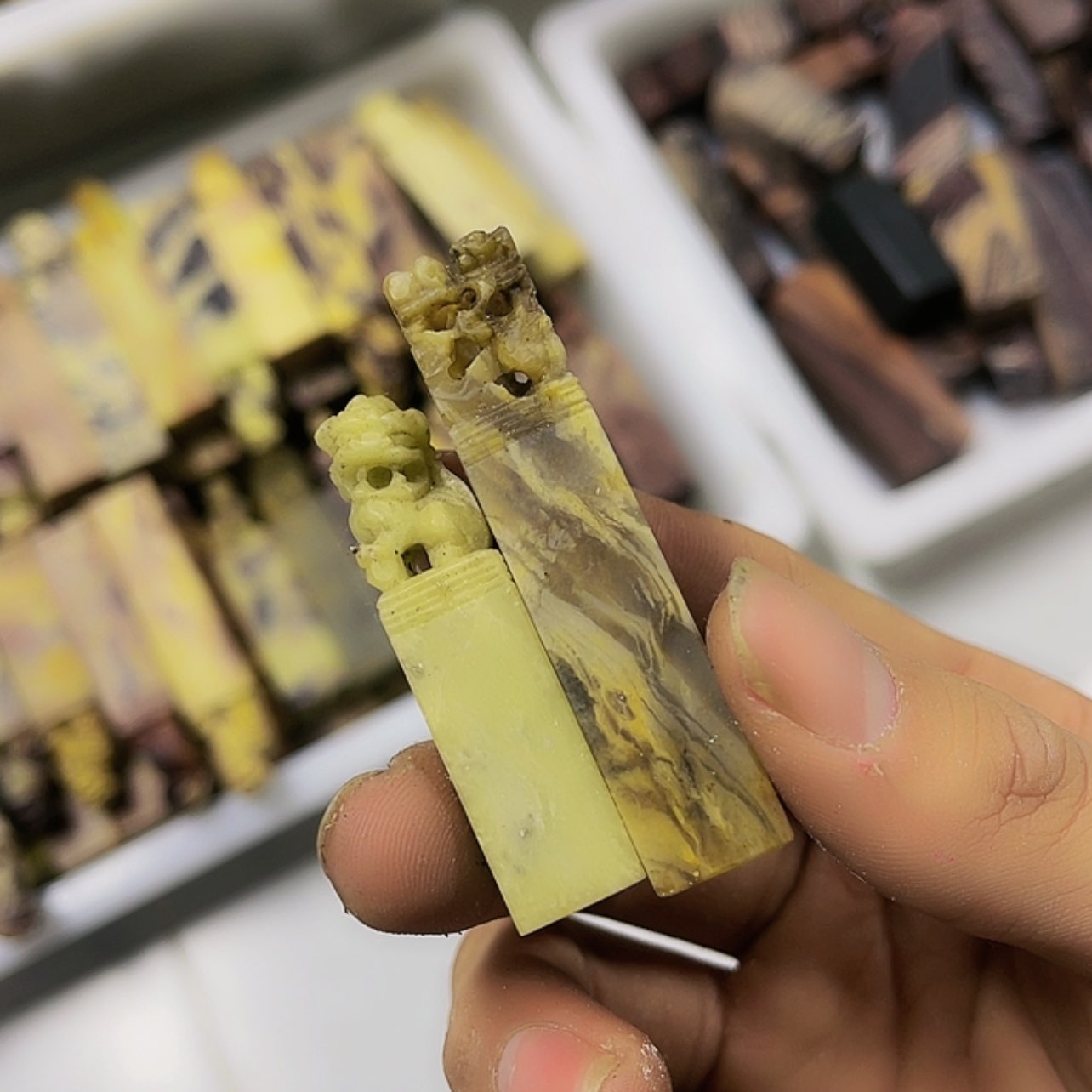 【闪购商品】青田石印石z***z青田印石编号11