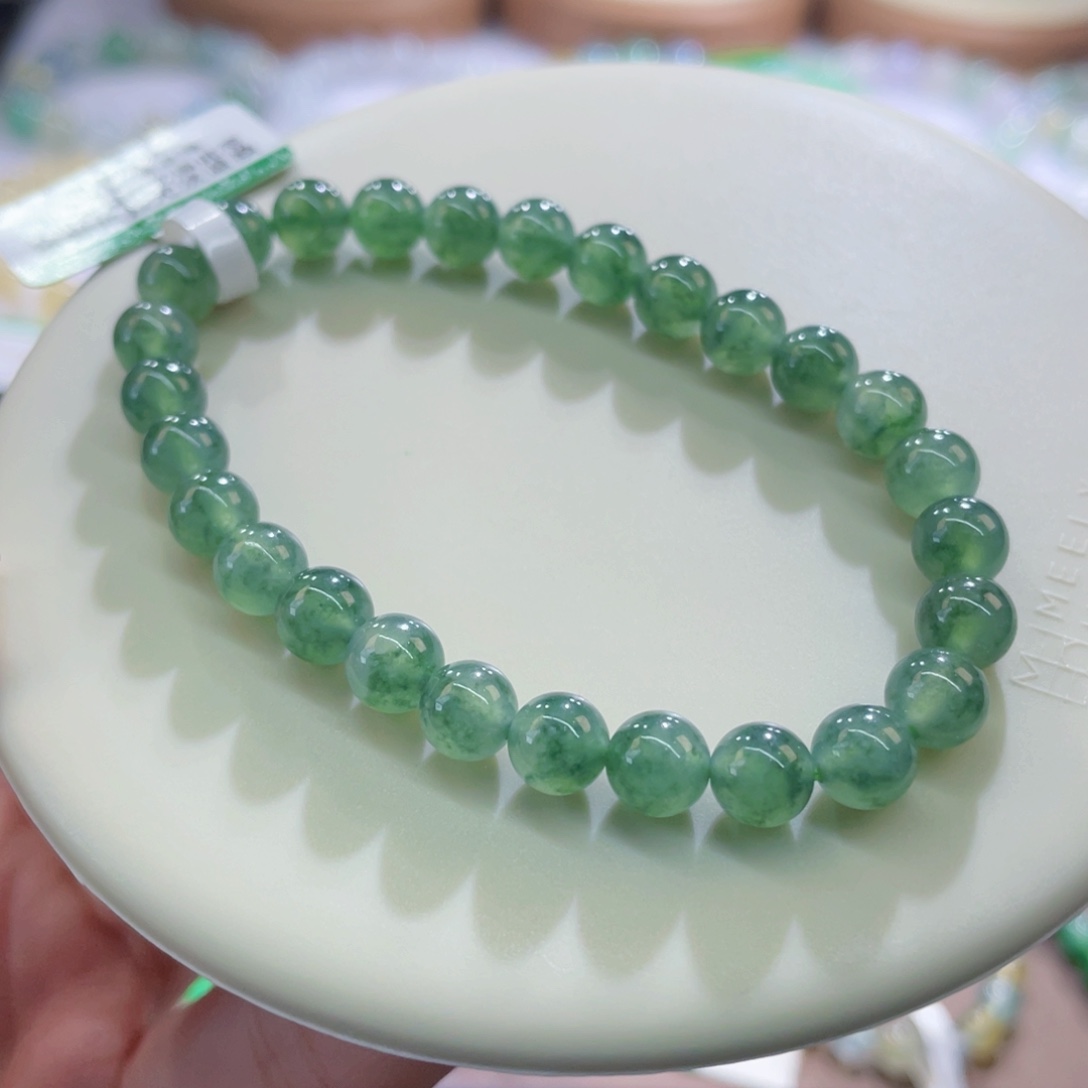 未镶嵌手链翡翠芙蓉绿卡6.2
