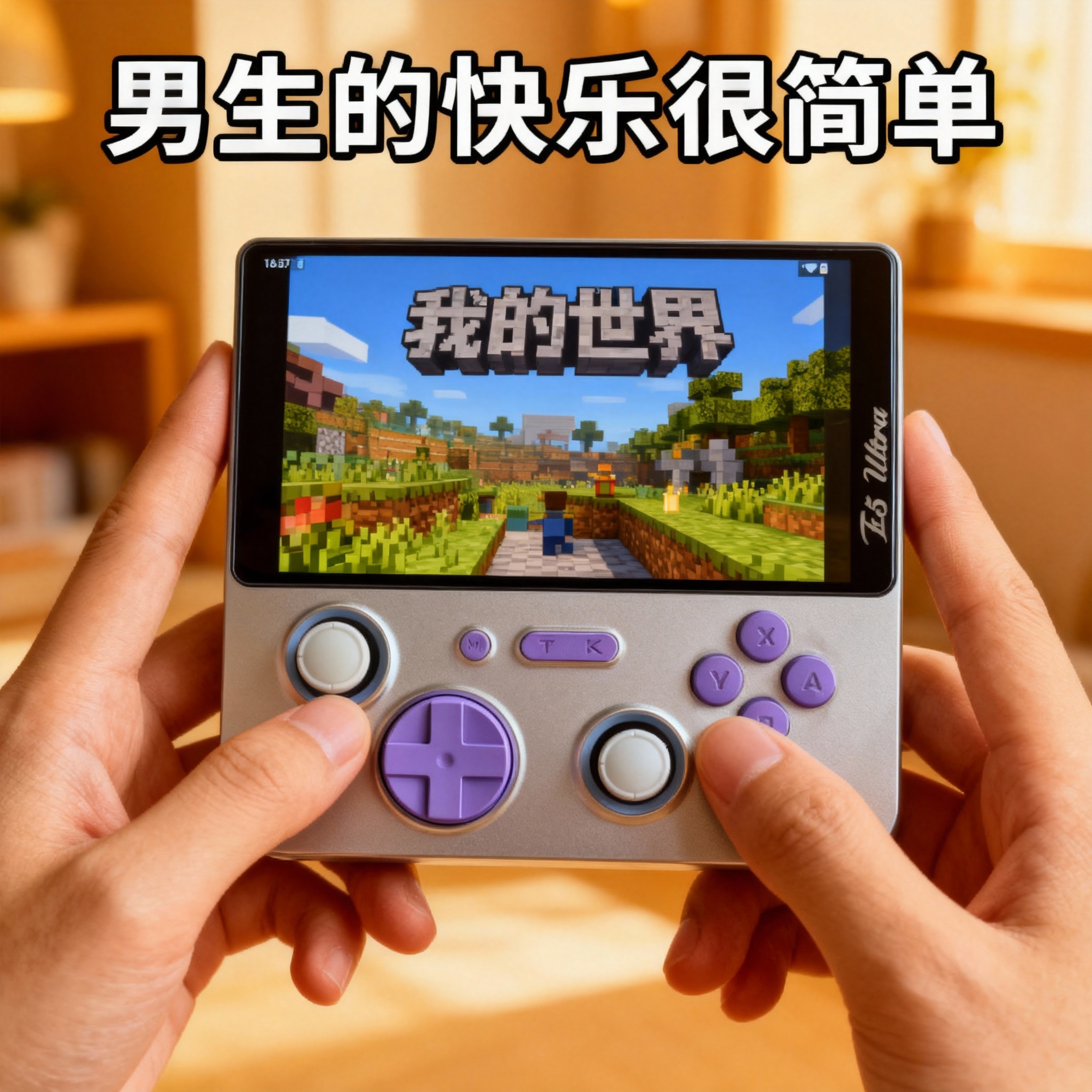 E5ultra掌机安卓双系统5寸高清大屏畅玩PSP支持双人对战男生礼物
