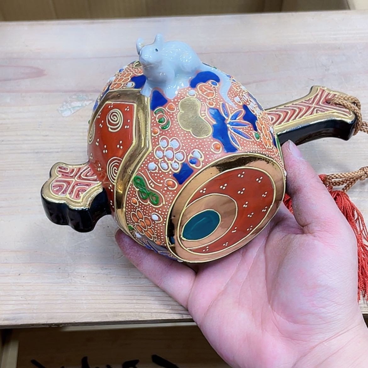 【闪购商品】瓷片瓷制作工艺品摆件