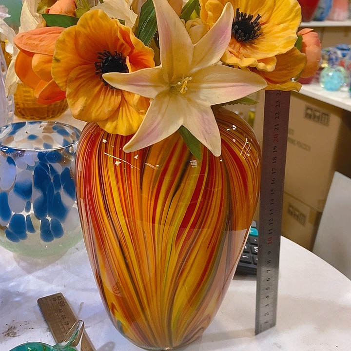 琉璃琉璃花瓶高22块钱7