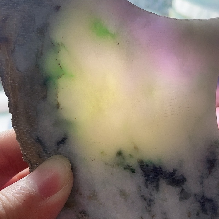 翡翠挂件未镶嵌毛料73