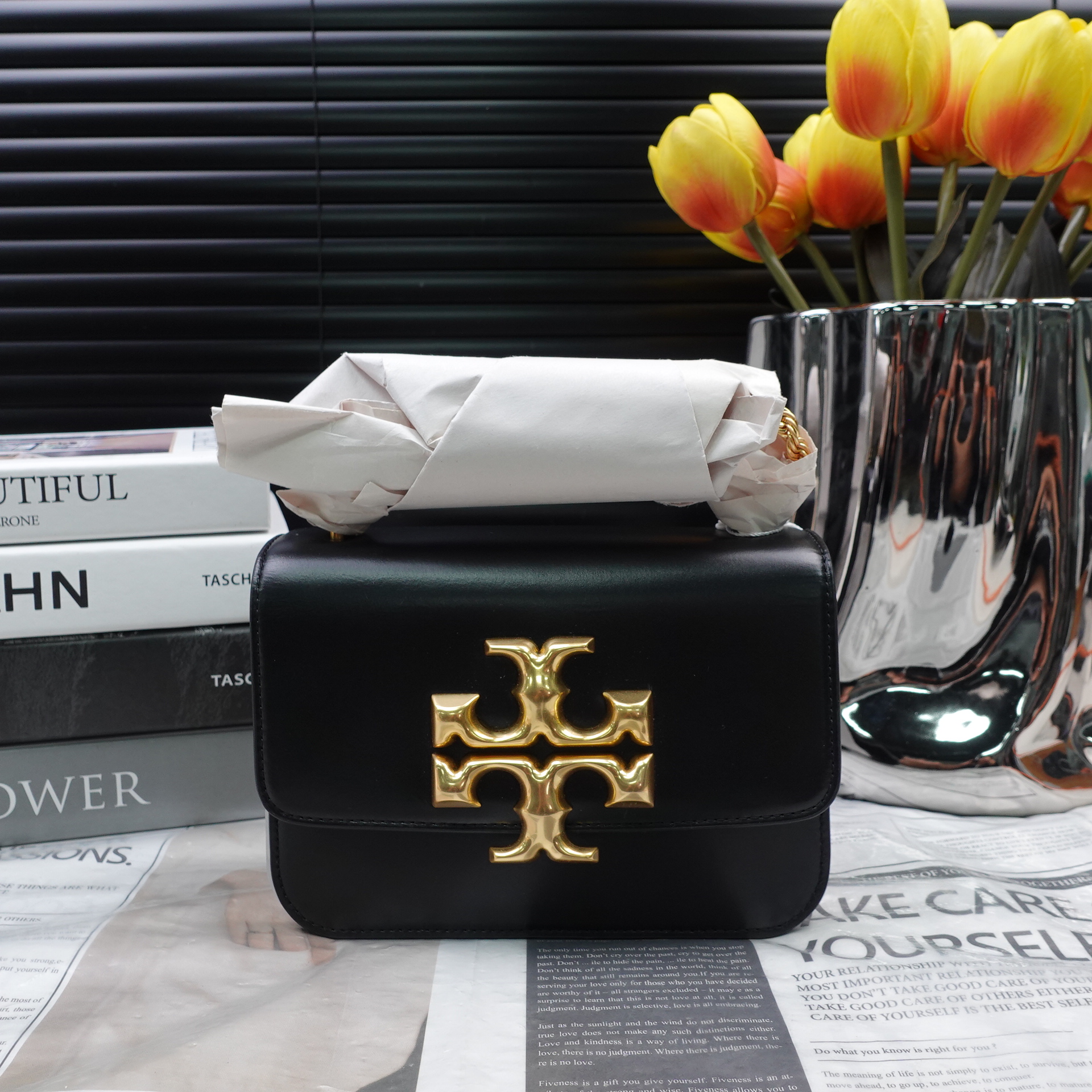 95新 TORY BURCH/汤丽柏琦 单肩包/T_ZY0000  T10314207