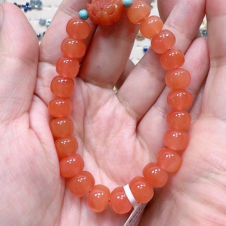 南红玛瑙手链未镶嵌手链