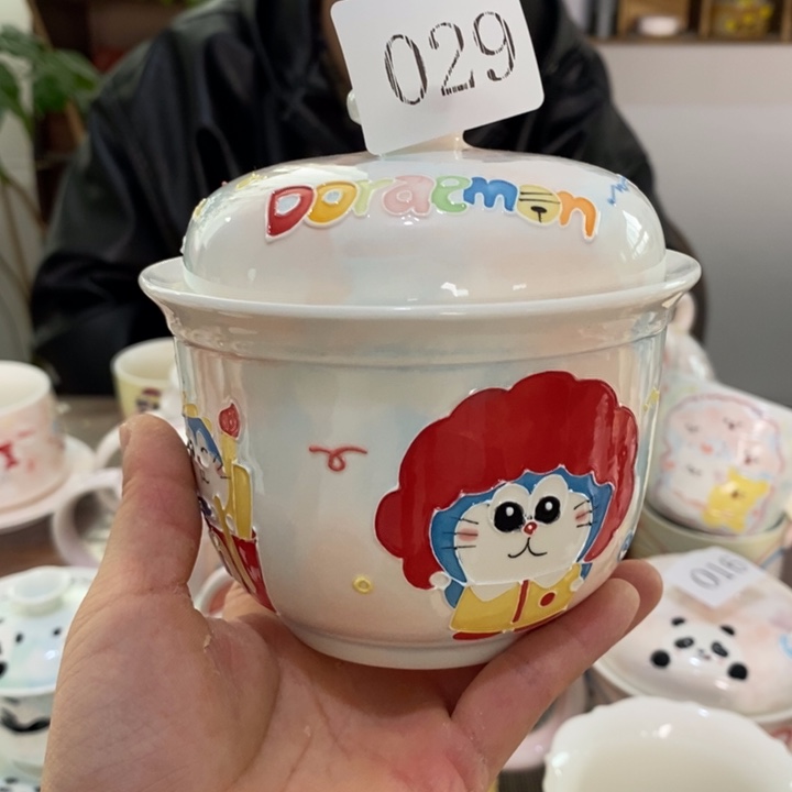 杯景德镇釉下彩手绘