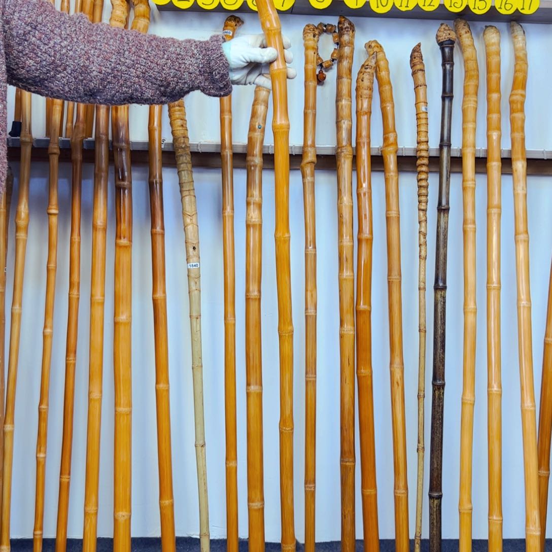 1959玉竹杖登山杖手持拐棍