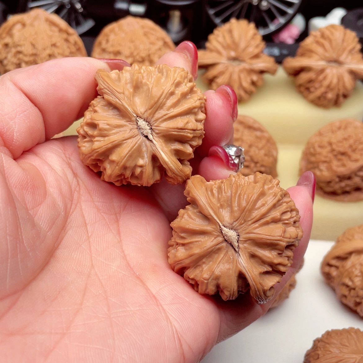 【闪购商品】吊坠桃核三角白42尺已打底169号