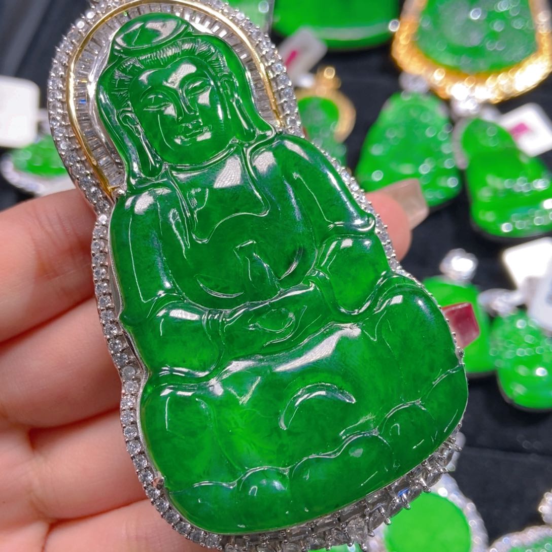 翡翠吊坠(不含链)未镶嵌