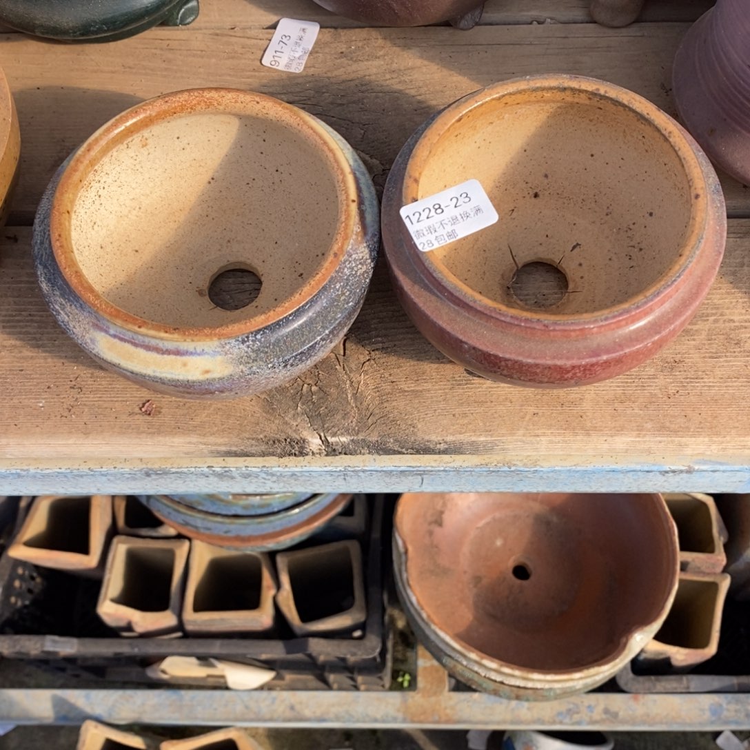 城***易23号多肉盆两个组合