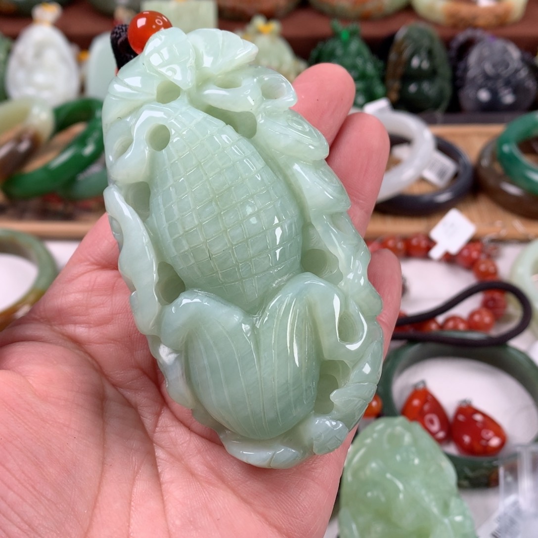 岫玉手把未镶嵌手把