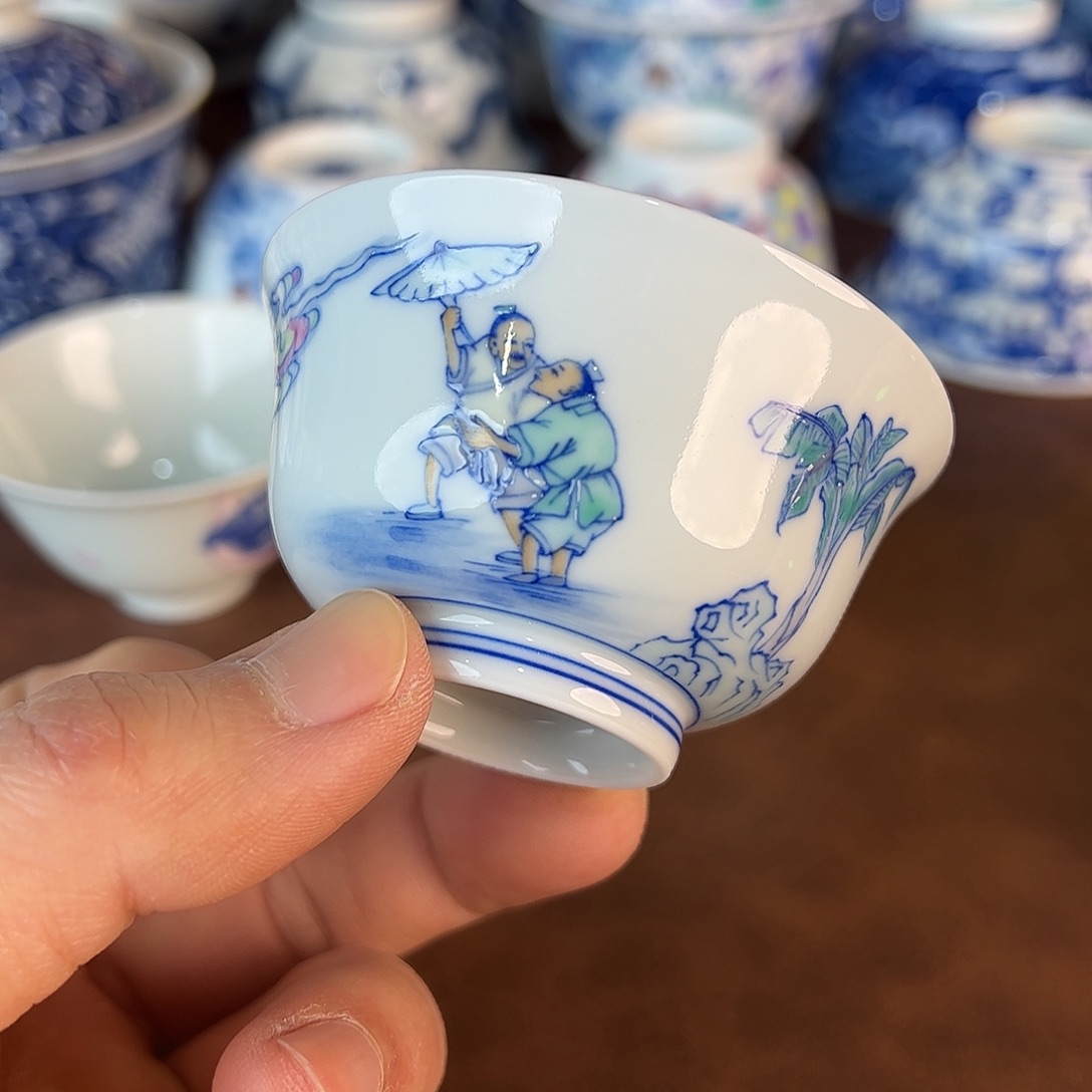 杯景德镇全手工手绘陶瓷