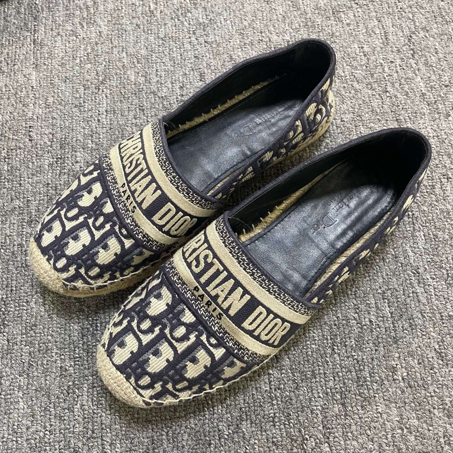 95新 DIOR/迪奥 Granville 潮流舒适渔夫鞋 38码/11366