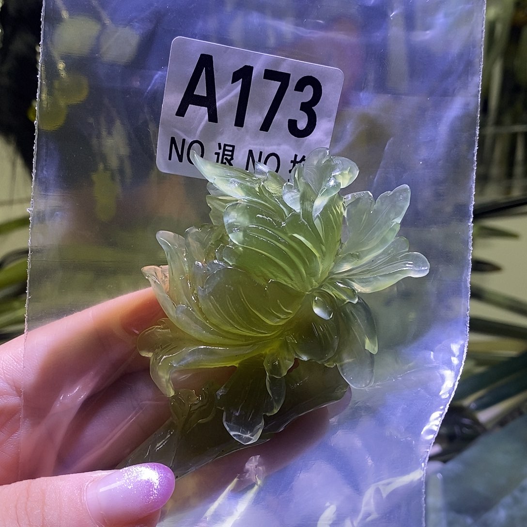 再***你合金蛇纹石玉发饰